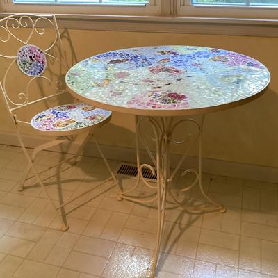 Mosiac Bistro Table & Chair