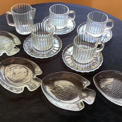 Italian Ribbed Glass (13 Piece)