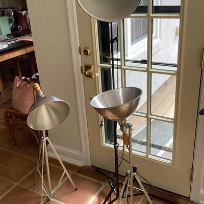 Trio Of Tripod Spotlights
