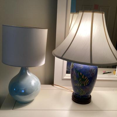 Pair Of Ceramic Lamps