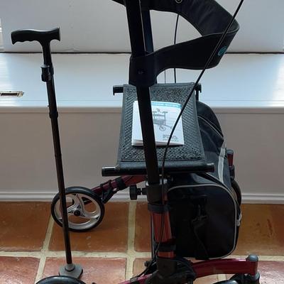 Elenker Rolling Walker & Adjustable Cane