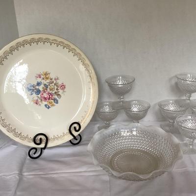 Vintage Edwin Knowles And Anchor Hocking