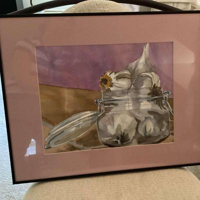 Garlic Watercolor by Diane Tarr