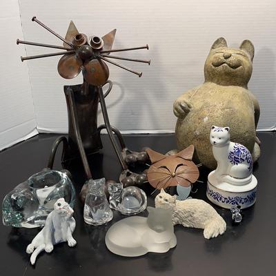 Collection Of Cat Themed Decor