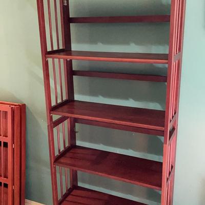 #2 Wooden Sectional Folding Bookcase