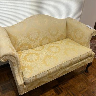 Sale Photo Thumbnail #129: Vintage Hickory Chair loveseat or settee. $275 