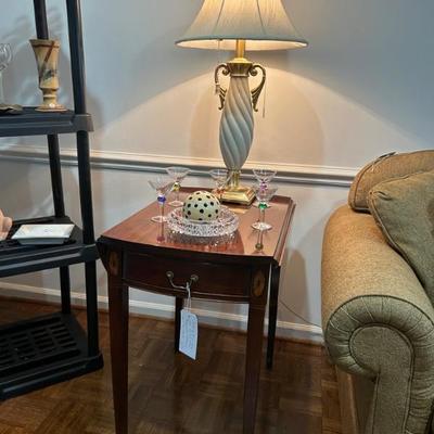 Sale Photo Thumbnail #15: Hickory Chair James River Plantation drop leaf side tables. $275 for this one as it is in pristine condition. 