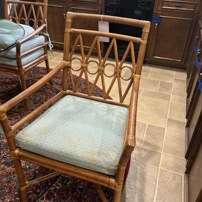 Sale Photo Thumbnail #86: Upholstery needs to be cleaned but otherwise this set is in wonderful condition. 