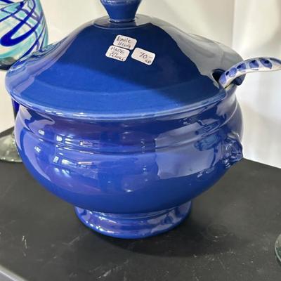Sale Photo Thumbnail #389: Made in France Emile Henry soup tureen $70. 