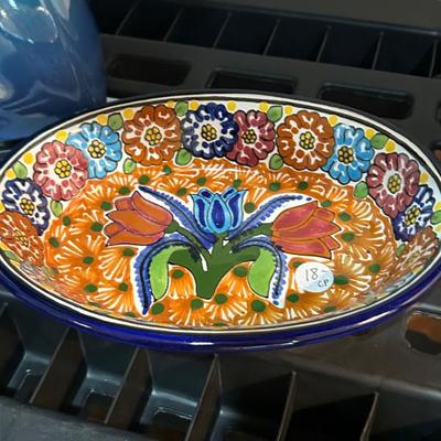 Sale Photo Thumbnail #296: Mexican pottery dish $18 
