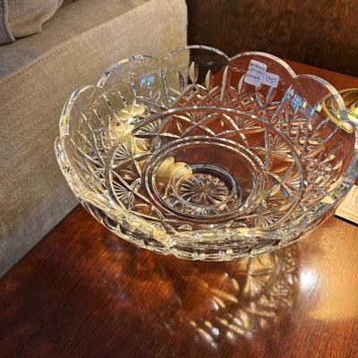 Sale Photo Thumbnail #34: Rare footed Lismore 50th Anniversary Waterford Crystal bowl. $195 