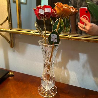 Sale Photo Thumbnail #114: Crystal vase $16