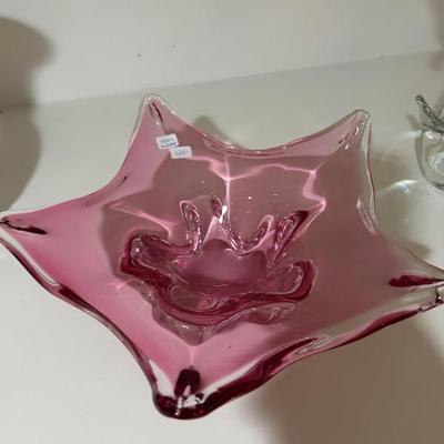 Sale Photo Thumbnail #74: Gorgeous Murano Glass candy dish or catchall. $120. No chips. 
