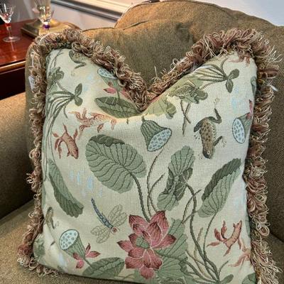 Sale Photo Thumbnail #9: 4 of these down-filled woven pillows available. $35 each. 