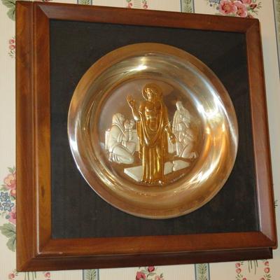 Sale Photo Thumbnail #81: Sterling silver Franklin Mint Easter plate
