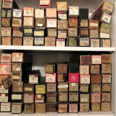 Sale Photo Thumbnail #191: Hundreds of player piano song rolls