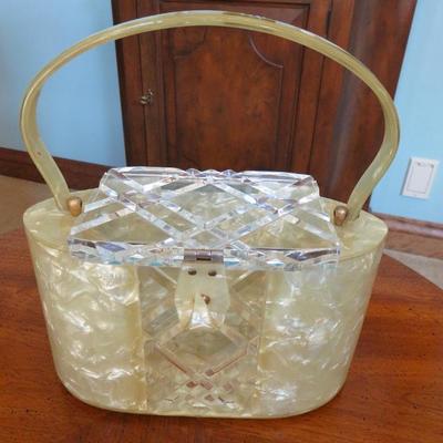 Sale Photo Thumbnail #220: 1950's Lucite purse