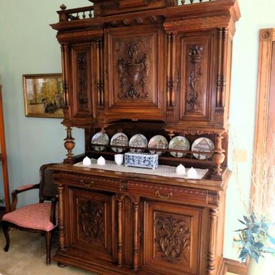 Sale Photo Thumbnail #49: Late 1800's French sideboard