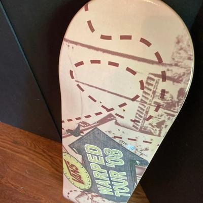 Vans Warped Tour ’08 Skateboard Deck – Limited Edition Collectible
