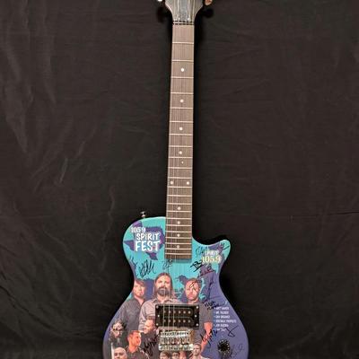 Spirit Fest 105.9 Signed Electric Guitar – 2015 Festival Collectible