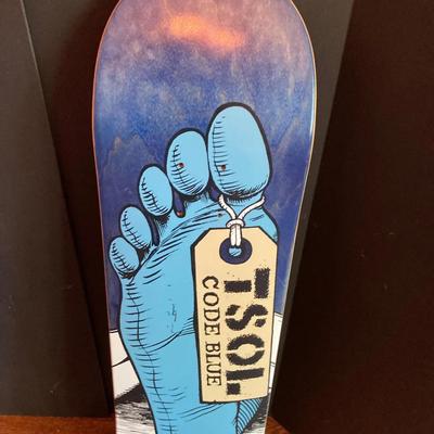 TSOL "Code Blue" Skateboard Deck – Punk Rock Graphic