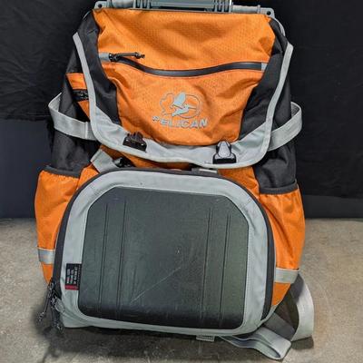 Pelican S100 Sport Elite Laptop Backpack – Orange/Grey (22L, IP67 Rated)