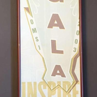 2003 OMSI Gala Inspire Poster – Smothers Brothers – Portland, OR – Framed