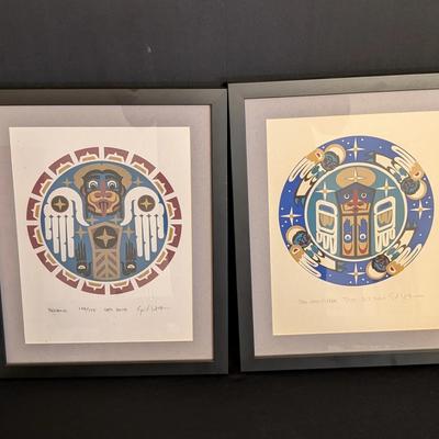 Pair of Gary Houston Signed & Numbered Framed Prints – “Behold” (2013) & “The Multitude” (2014)