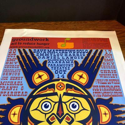 Groundwork 2001 Seattle Benefit Concert Poster – Signed by Gary Houston / Voodoo Catbox