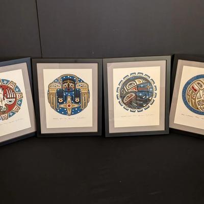 Set of 4 Gary Houston Framed Limited Edition Prints – Signed & Numbered