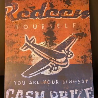 Rodney White "Redeem Yourself – Cash Prize" Canvas Wall Art – 39.5" x 32"
