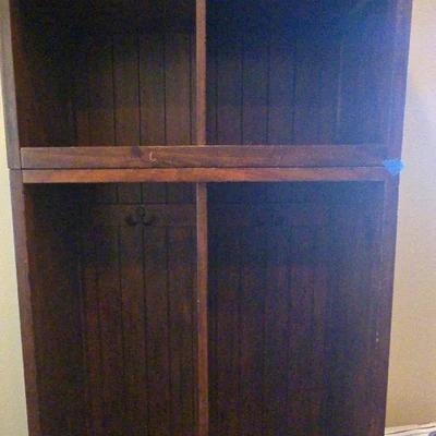 Ha174 3 piece dark wood cabinet
