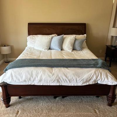Ha149v solid wood king bed