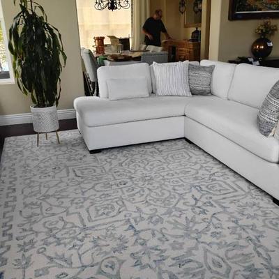 Ha125 large living room rug plant