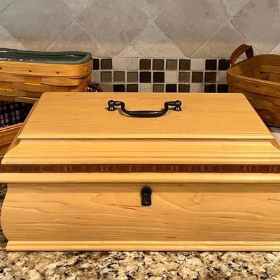 Ha180 bombay jewelry case and longaberger