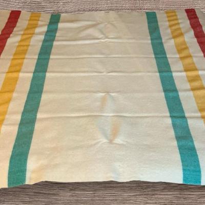 Vintage Three Stripe Wool Blanket (BR19)