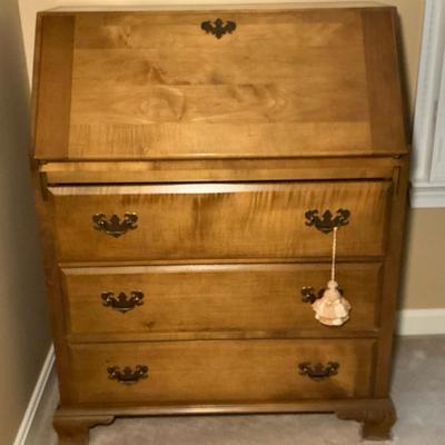Maddox Solid Maple Secretary Desk