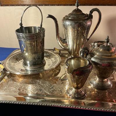 Wilcox Silver Plate Tea Service 