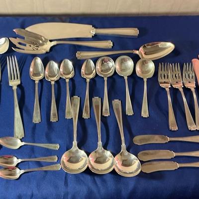 Lot #2 Gorham Entruscan Sterling Silver Flatware 41 Pieces 