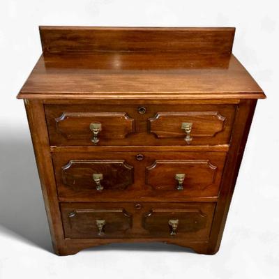Antique Wash Basin 3 Drawer Dresser