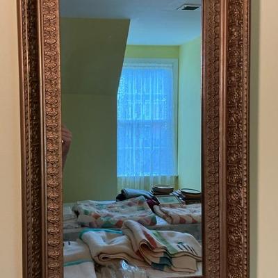 Ornate Gold Frame Wall Mirror