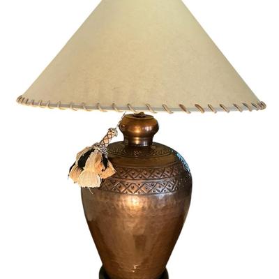 Hammered Brass Lamp (FR5)