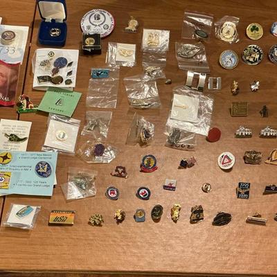Assorted Pins incl. Masonic