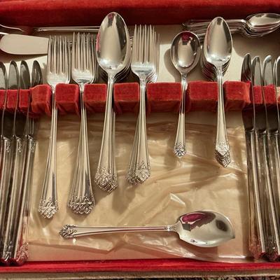 Rogers Brothers Silver Plate Flatware For 8 