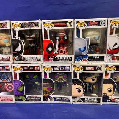 Funko pop marvel bobblehead lot 2