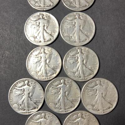 USA Walking Liberty Half Dollars