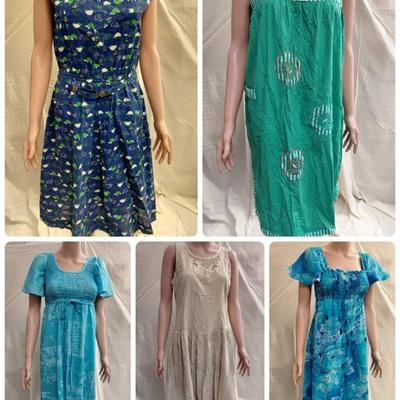 Vintage clothing beach ready fashion dress lot
