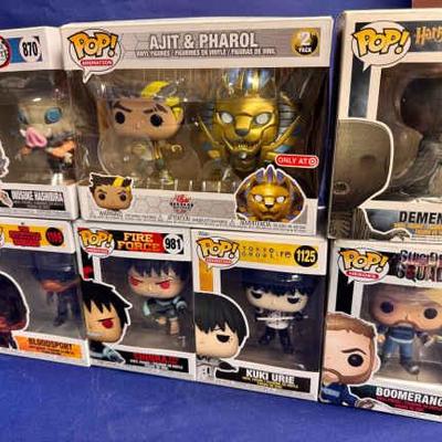 Funko pop suicide squad and anime bobbleheads lot 4