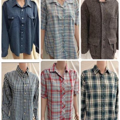 Vintage clothing mad for plaid lot