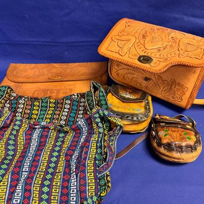 Collection of made in mexico leather bags